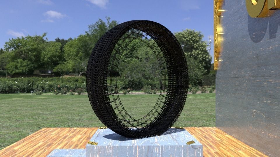 ORTAS TIRE NO 11 GAME READY Low-poly 3D model_11