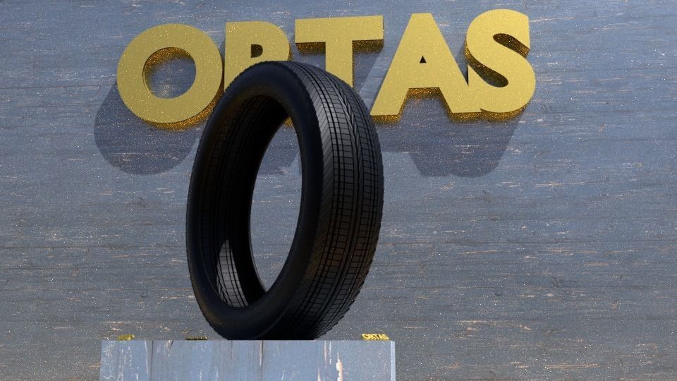 ORTAS TIRE NO 11 GAME READY Low-poly 3D model_5