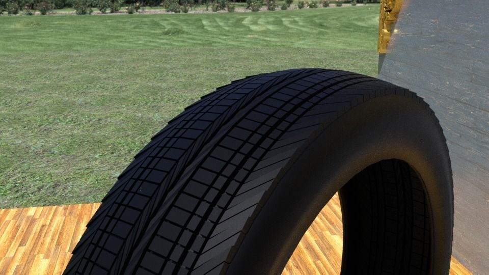 ORTAS TIRE NO 11 GAME READY Low-poly 3D model_8