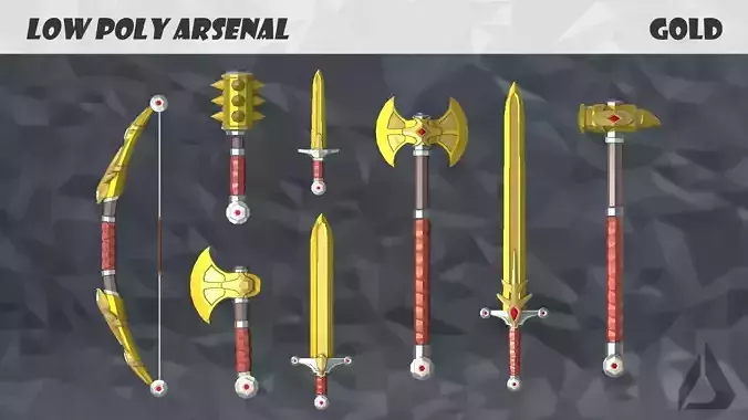 Low Poly Arsenal - Gold