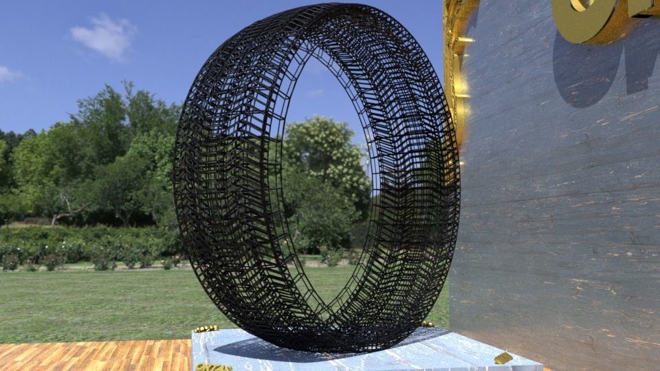 ORTAS TIRE NO 12 GAME READY Low-poly 3D model_11