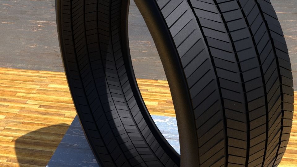 ORTAS TIRE NO 12 GAME READY Low-poly 3D model_8