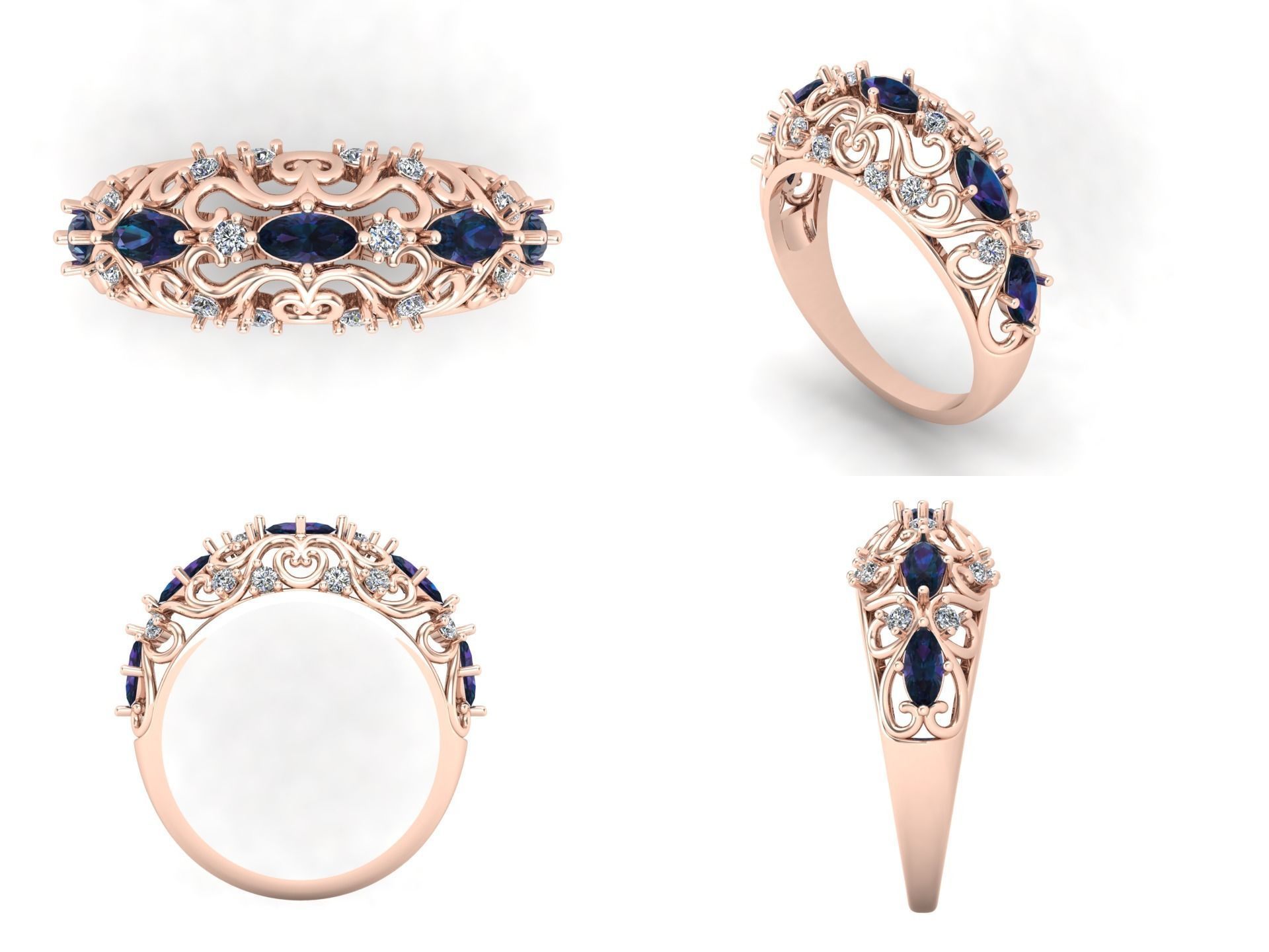 Ring 39 3D print model_3