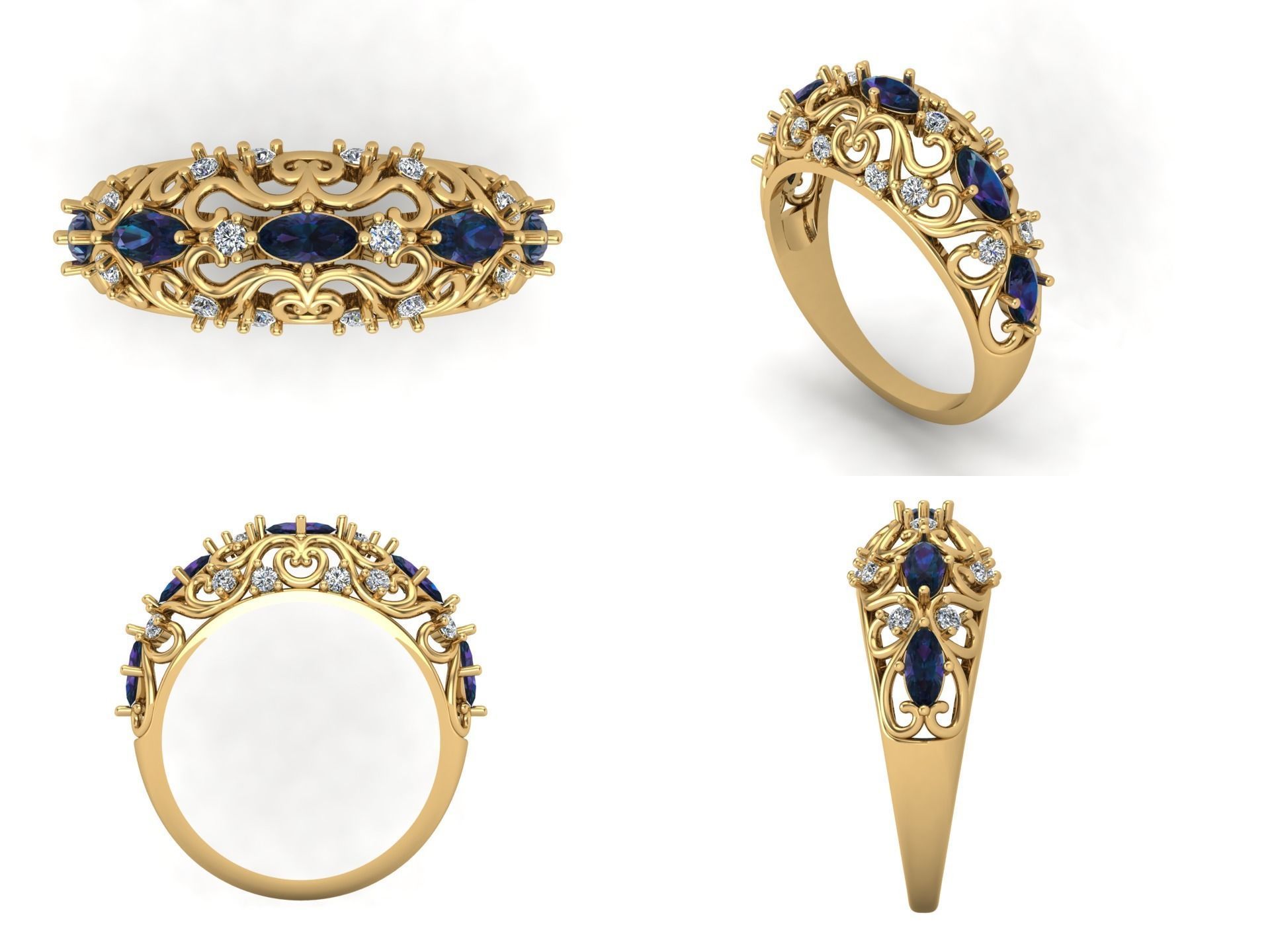 Ring 39 3D print model_5