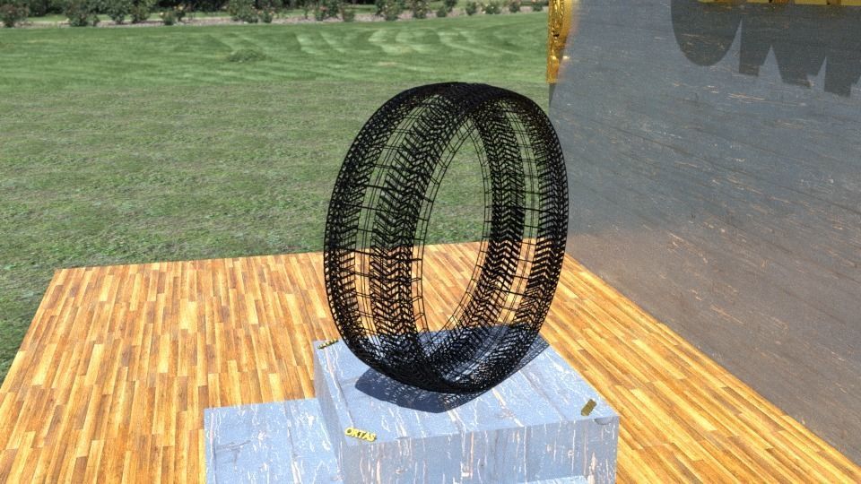 ORTAS TIRE NO 13 GAME READY Low-poly 3D model_11