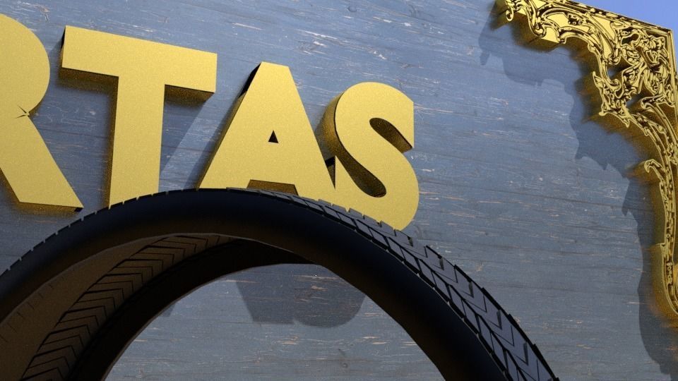 ORTAS TIRE NO 13 GAME READY Low-poly 3D model_2