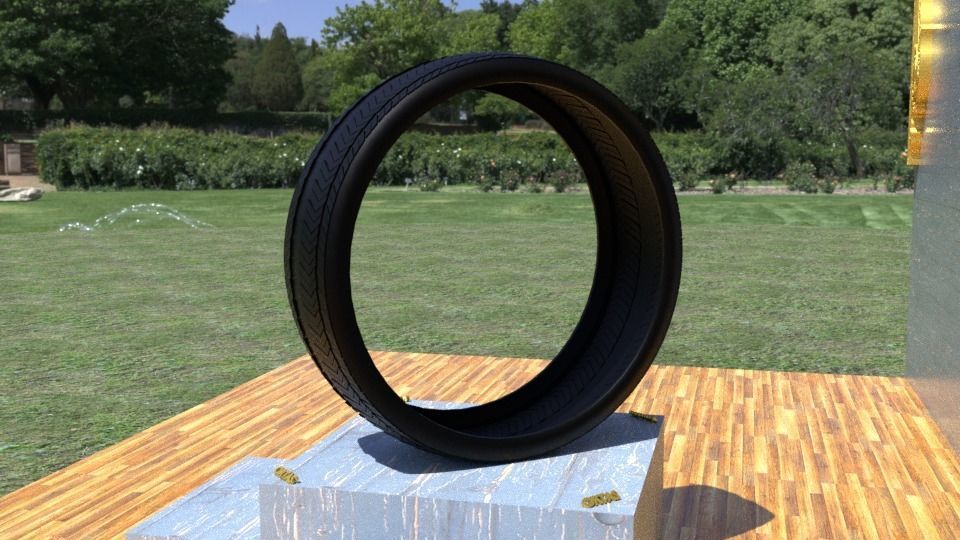 ORTAS TIRE NO 13 GAME READY Low-poly 3D model_5