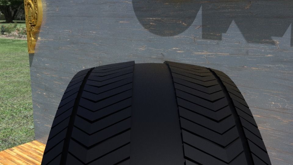 ORTAS TIRE NO 13 GAME READY Low-poly 3D model_9