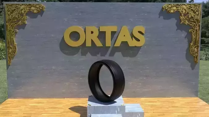 ORTAS TIRE NO 14 GAME READY Low-poly 3D model