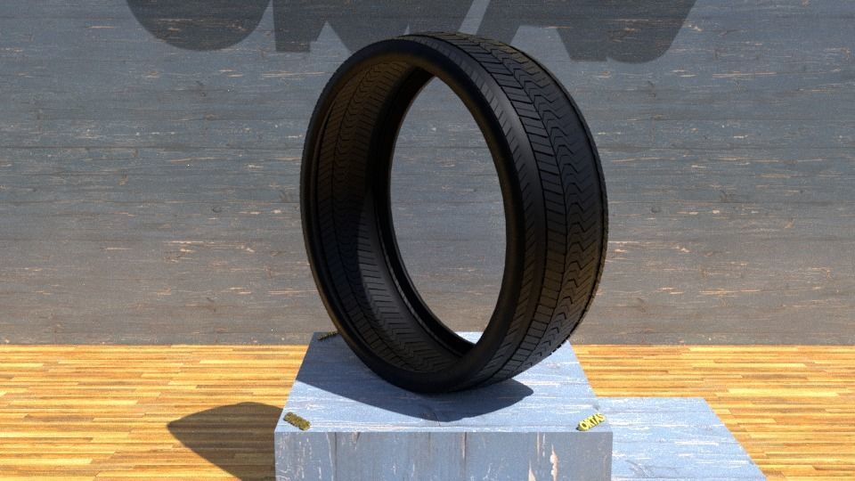 ORTAS TIRE NO 16 GAME READY Low-poly 3D model_2