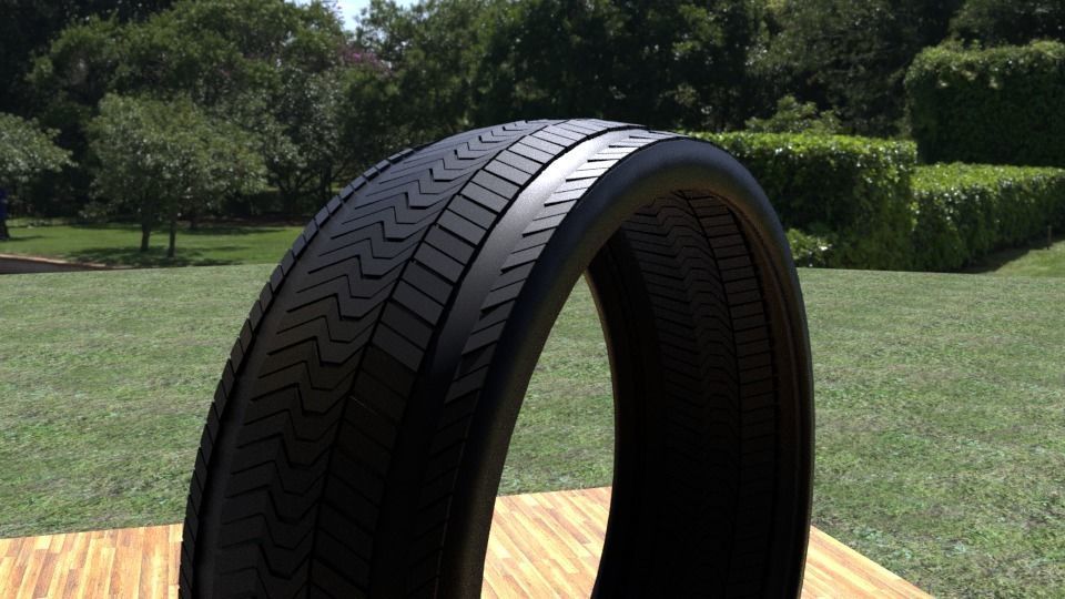 ORTAS TIRE NO 16 GAME READY Low-poly 3D model_8