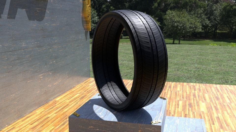 ORTAS TIRE NO 18 GAME READY Low-poly 3D model_8