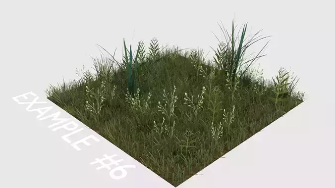 Blender Grass Asset Pack Free 3D model