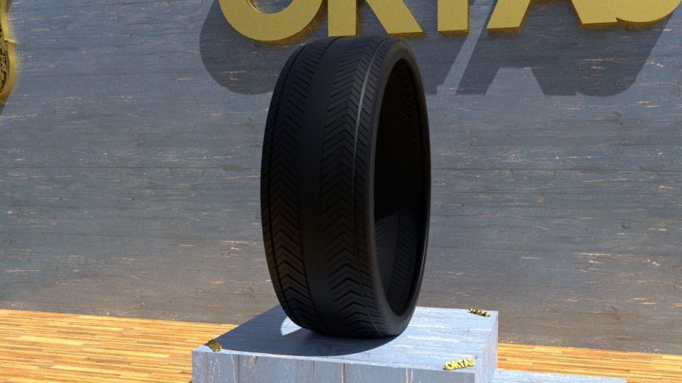 ORTAS TIRE NO 20 GAME READY Low-poly 3D model_6