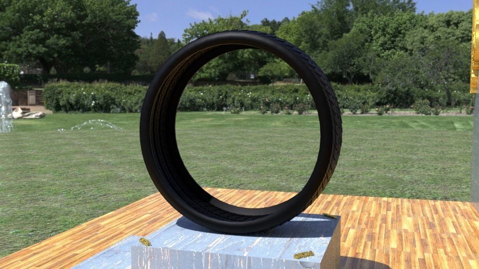 ORTAS TIRE NO 21 GAME READY Low-poly 3D model_5