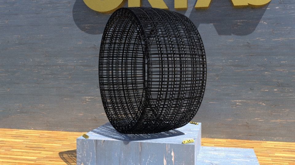 ORTAS TIRE NO 23 GAME READY Low-poly 3D model_11