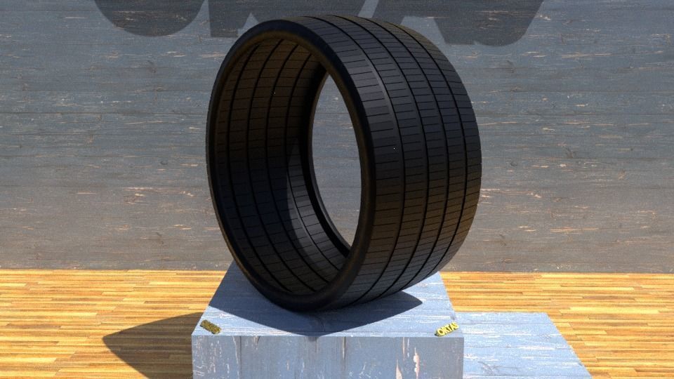 ORTAS TIRE NO 23 GAME READY Low-poly 3D model_2
