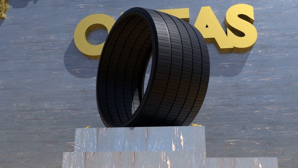 ORTAS TIRE NO 23 GAME READY Low-poly 3D model_9