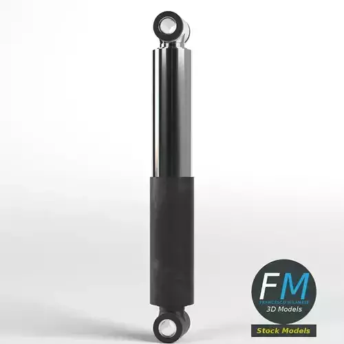 Hydraulic damper 3D model