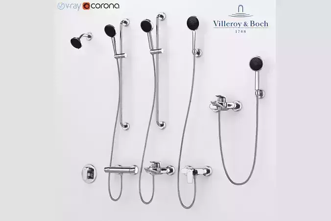 Bath and shower faucets Villeroy - Boch SUBWAY set 22