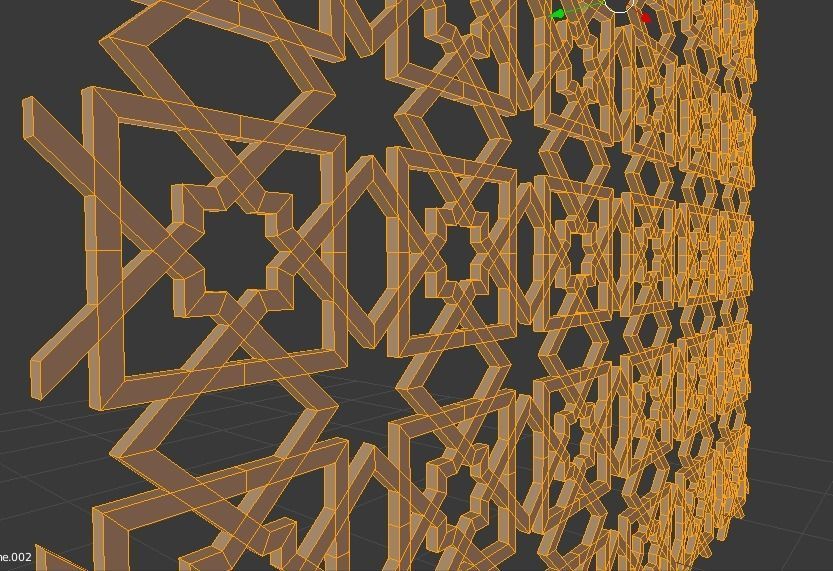 Arabian Pattern Ornament 10 3D model_2