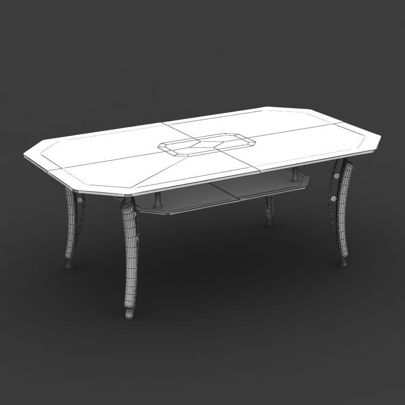 Center Table 3D model_5