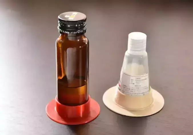 Small Bottle Stand Free 3D print model