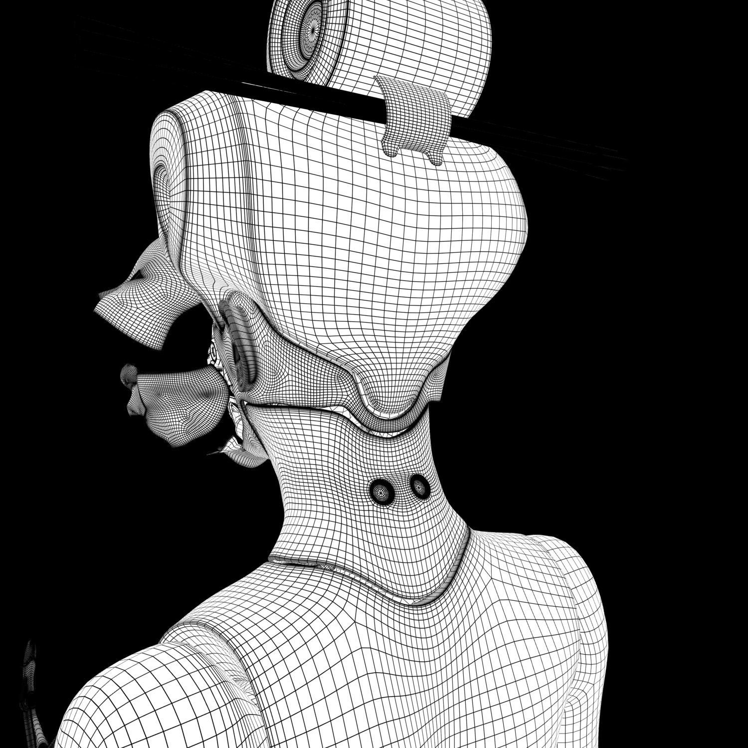 Ghost In The Shell Geisha 3D model_19