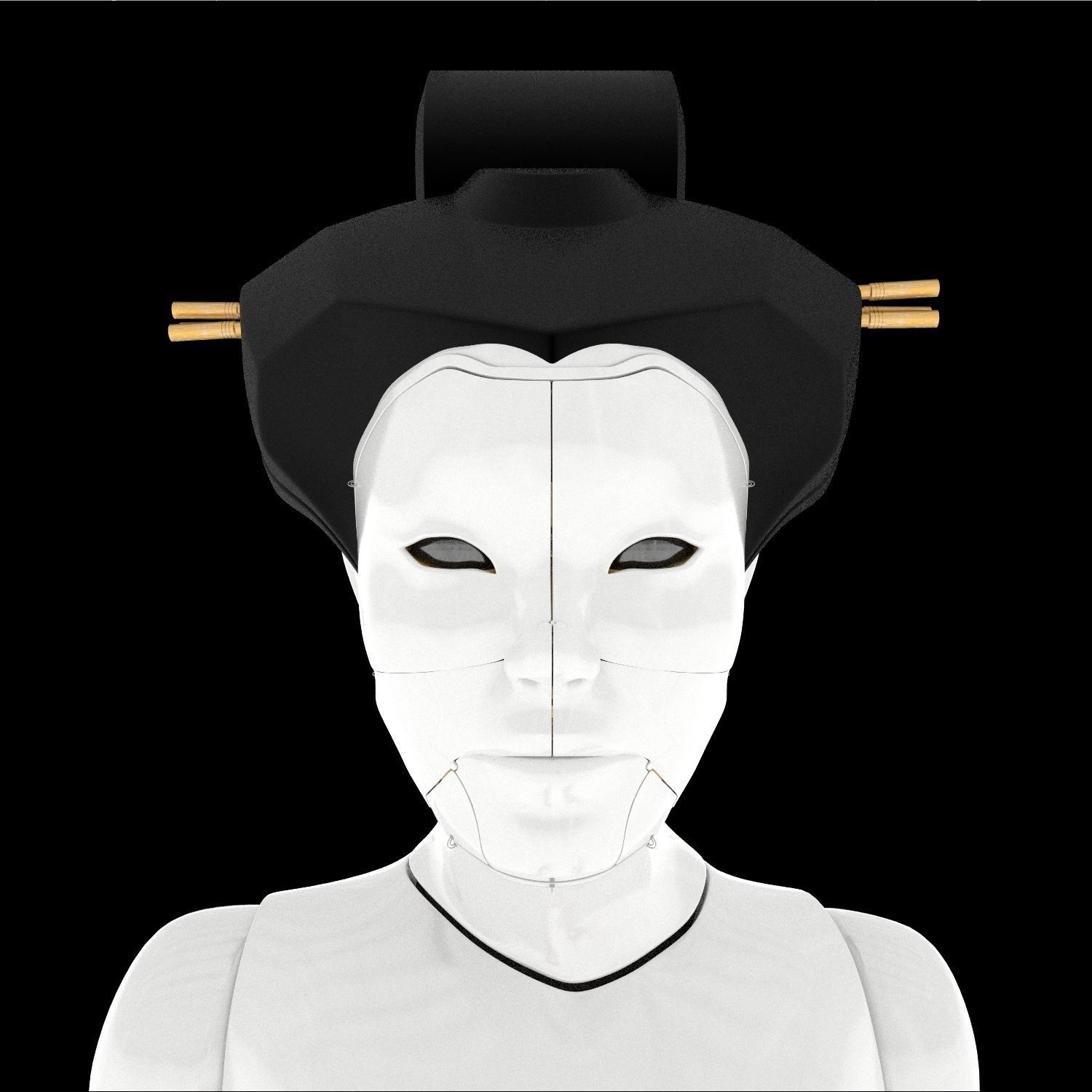 Ghost In The Shell Geisha 3D model_3