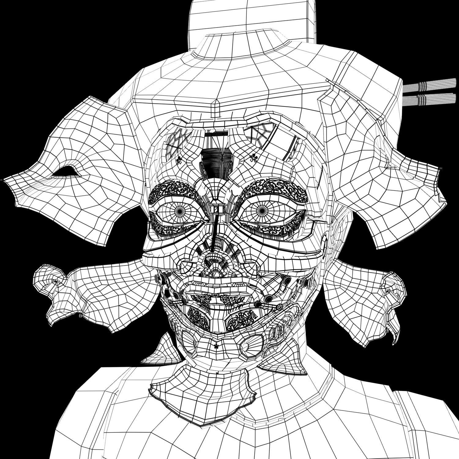 Ghost In The Shell Geisha 3D model_15