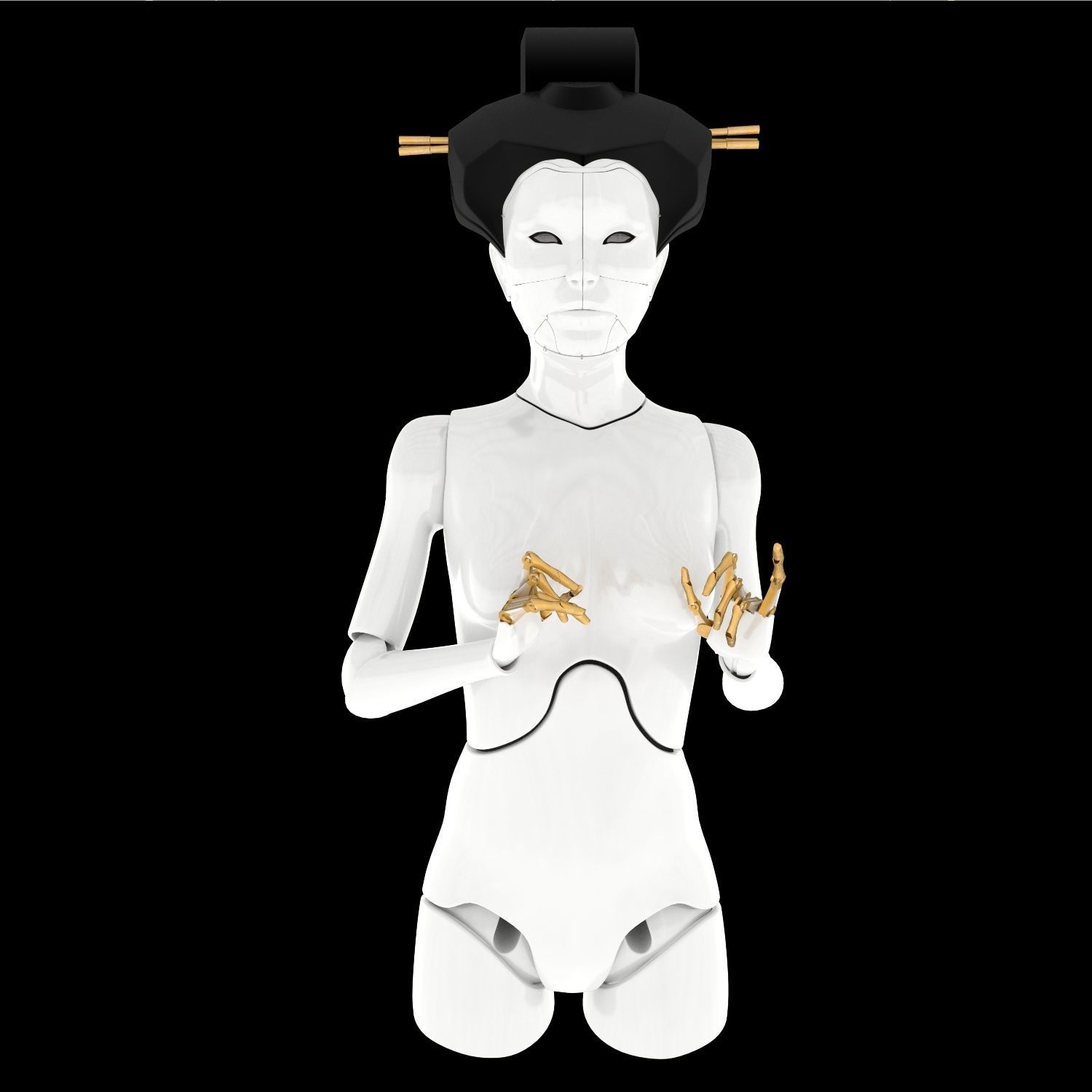 Ghost In The Shell Geisha 3D model_1