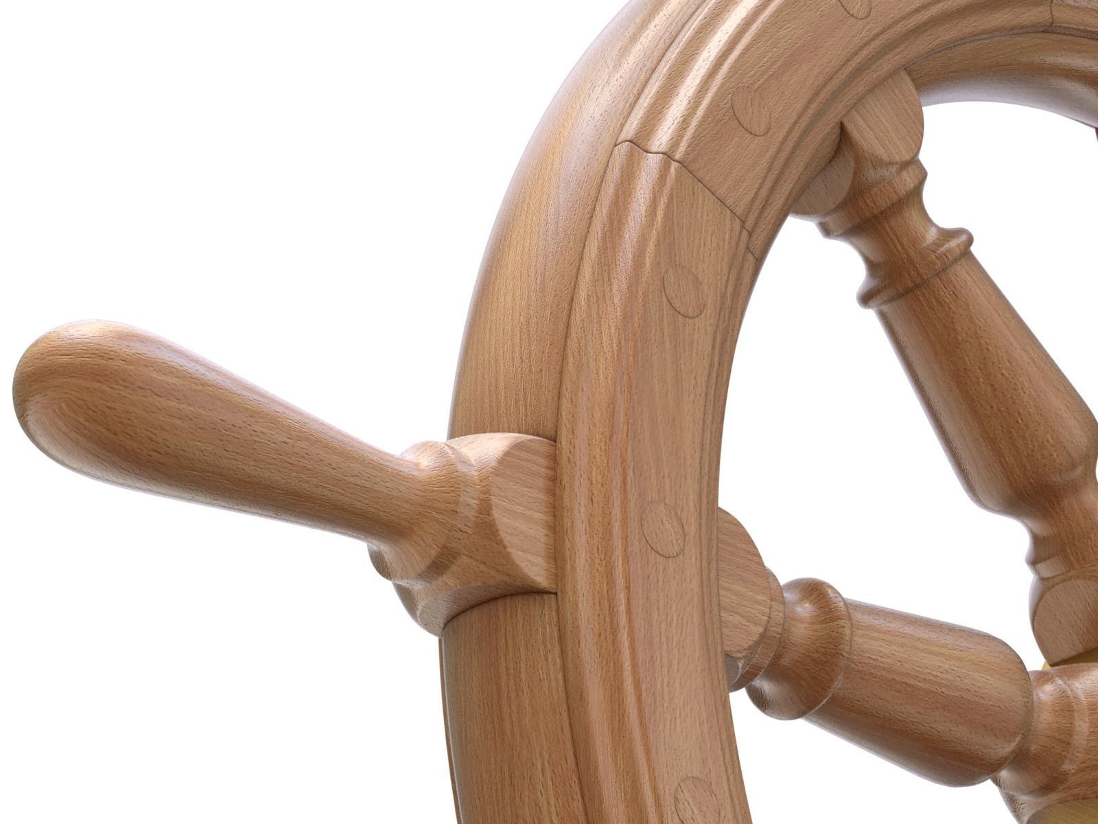 Ship Wheel 3D model_1