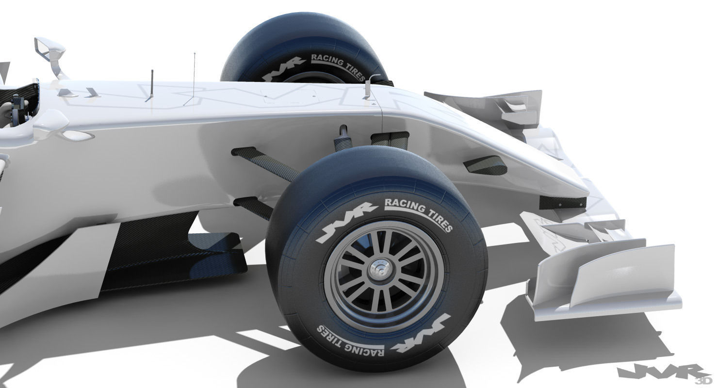 Generic F1 2015-2016 Race Car 3D model_9