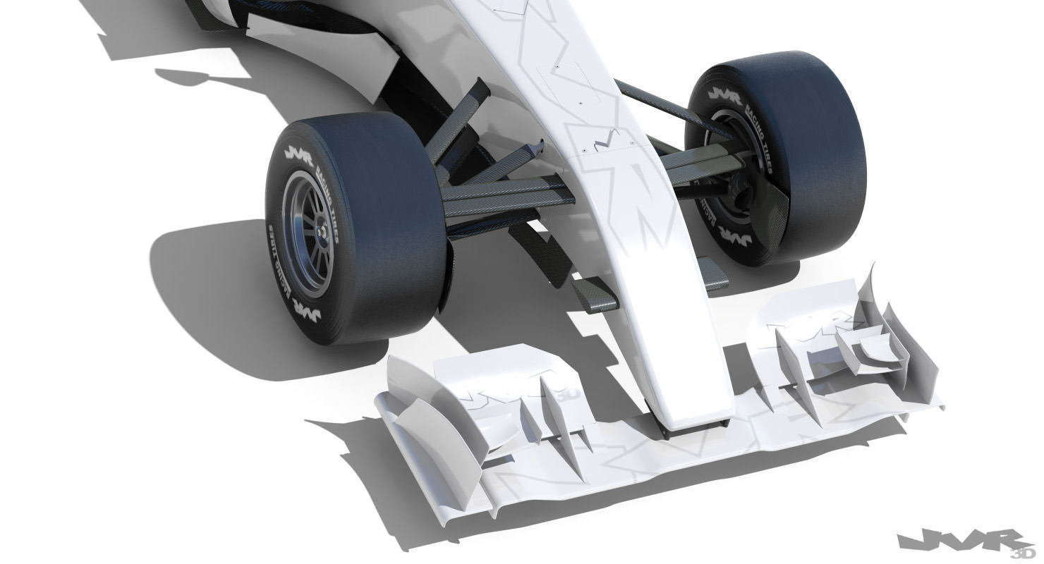 Generic F1 2015-2016 Race Car 3D model_6