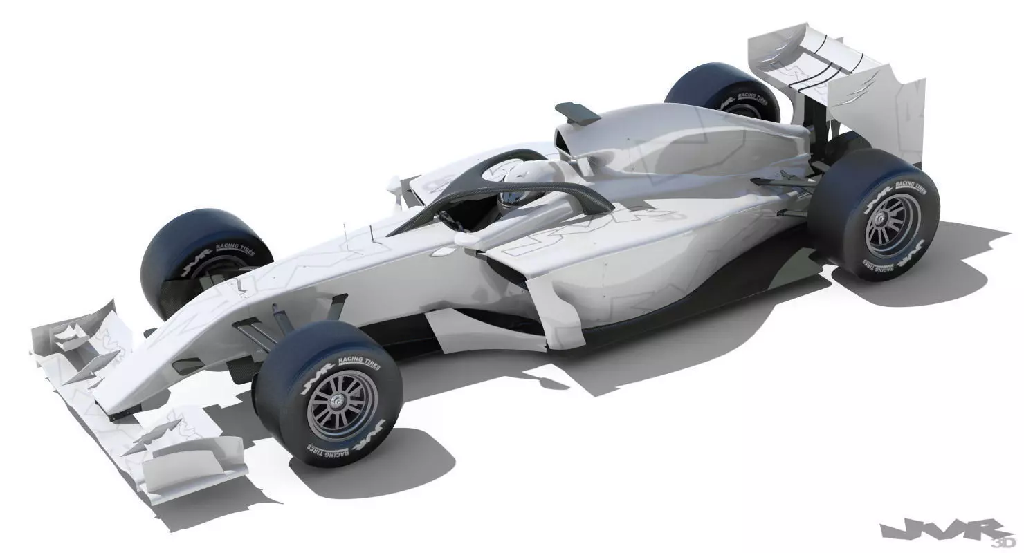Generic F1 2015-2016 Race Car 3D model_0