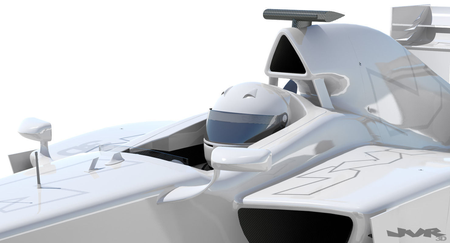 Generic F1 2015-2016 Race Car 3D model_8