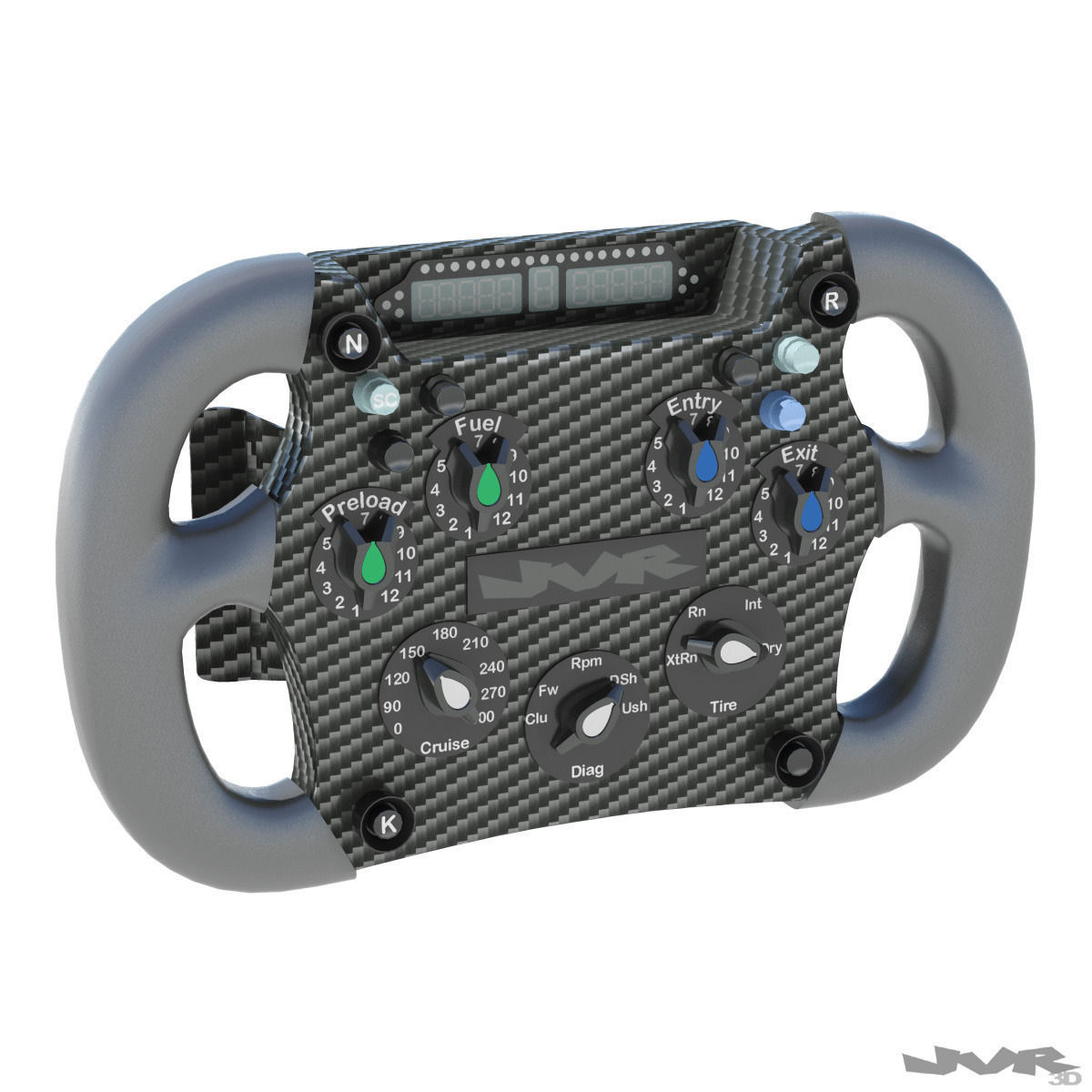 Generic F1 2015-2016 Race Car 3D model_14