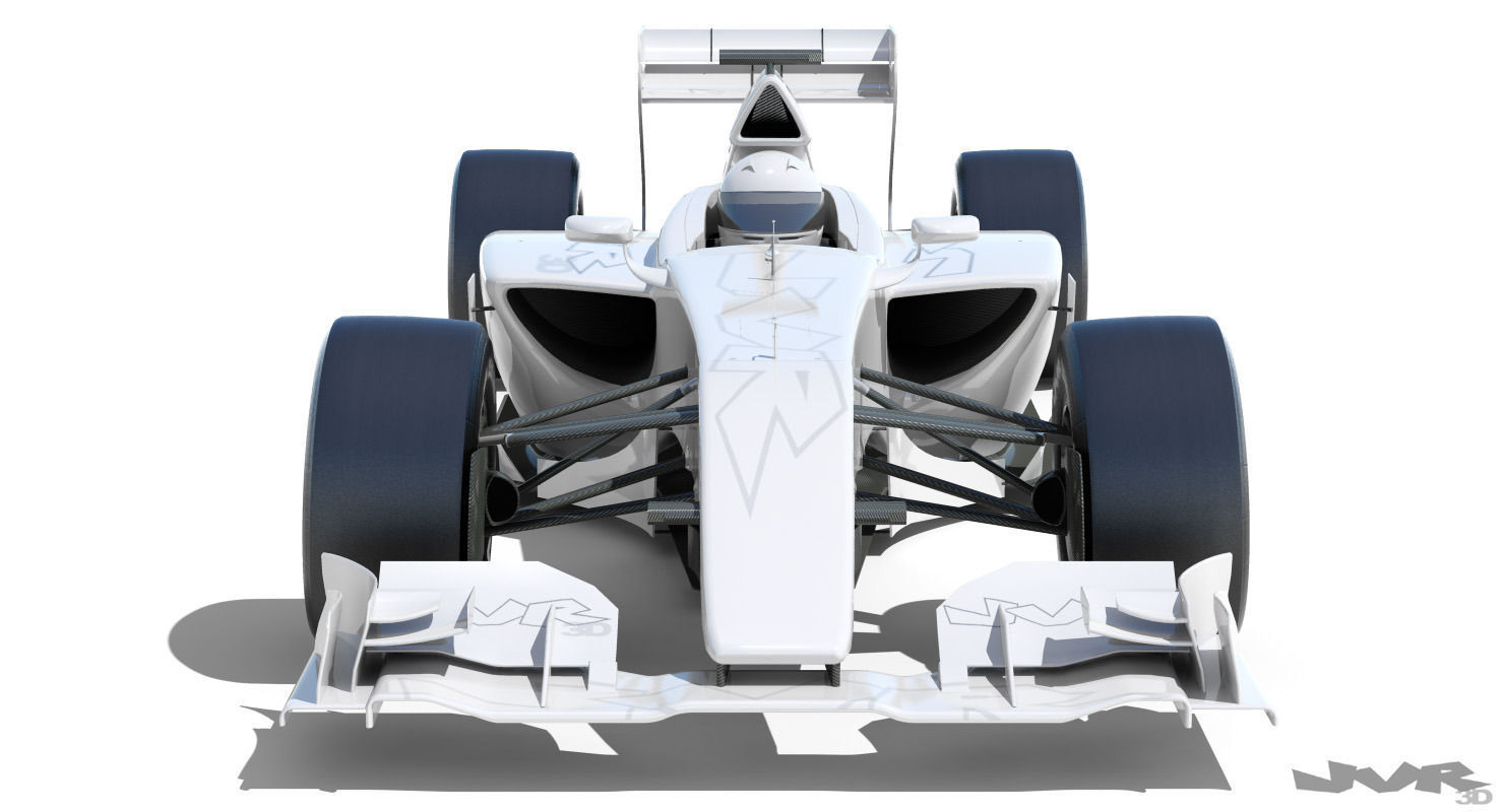 Generic F1 2015-2016 Race Car 3D model_7
