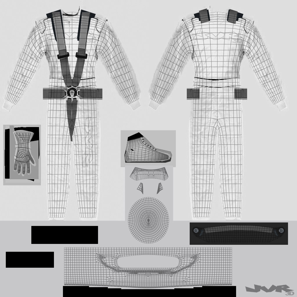 Generic F1 2015-2016 Race Car 3D model_23