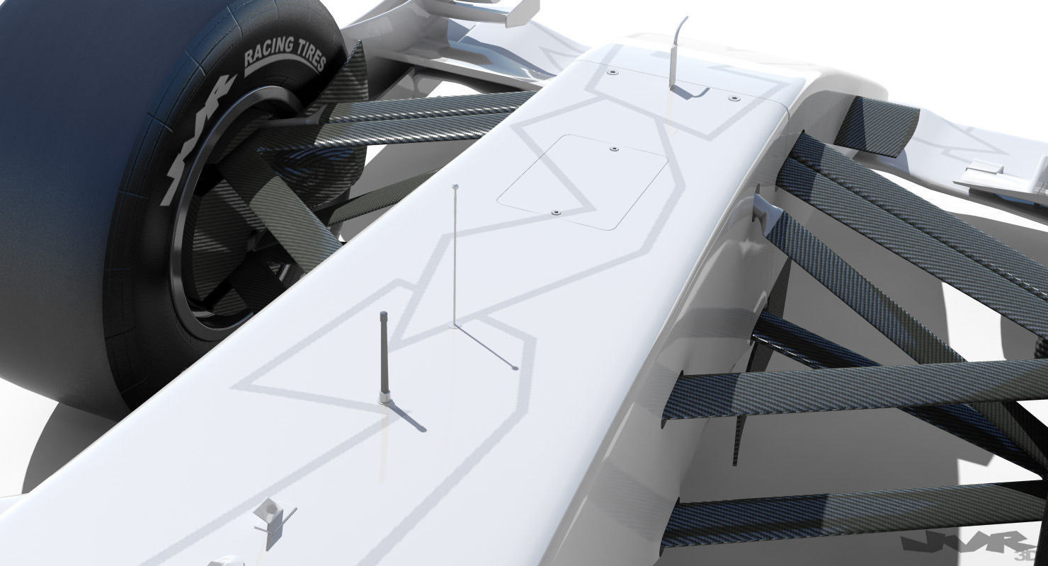 Generic F1 2015-2016 Race Car 3D model_11