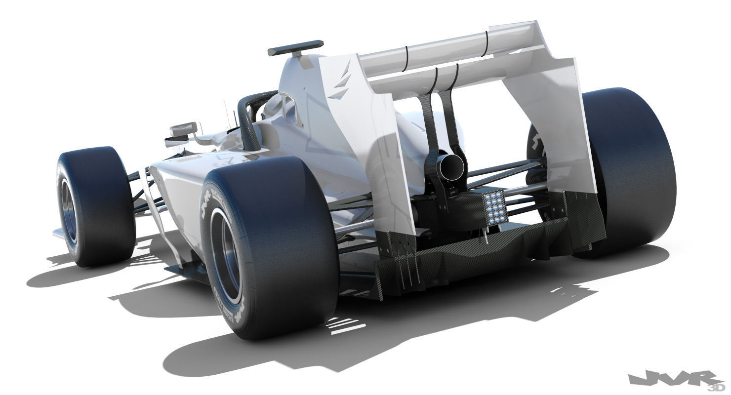 Generic F1 2015-2016 Race Car 3D model_2