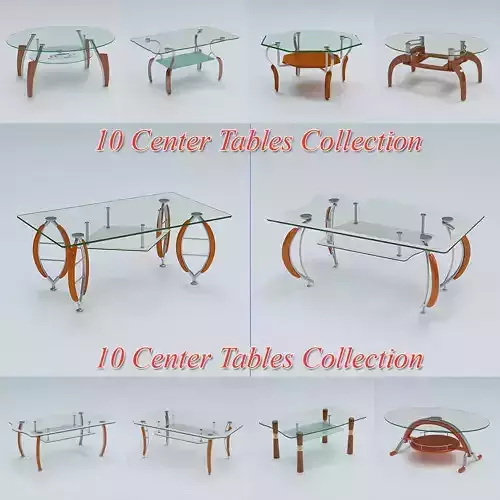 Tables Pack 3 3D model