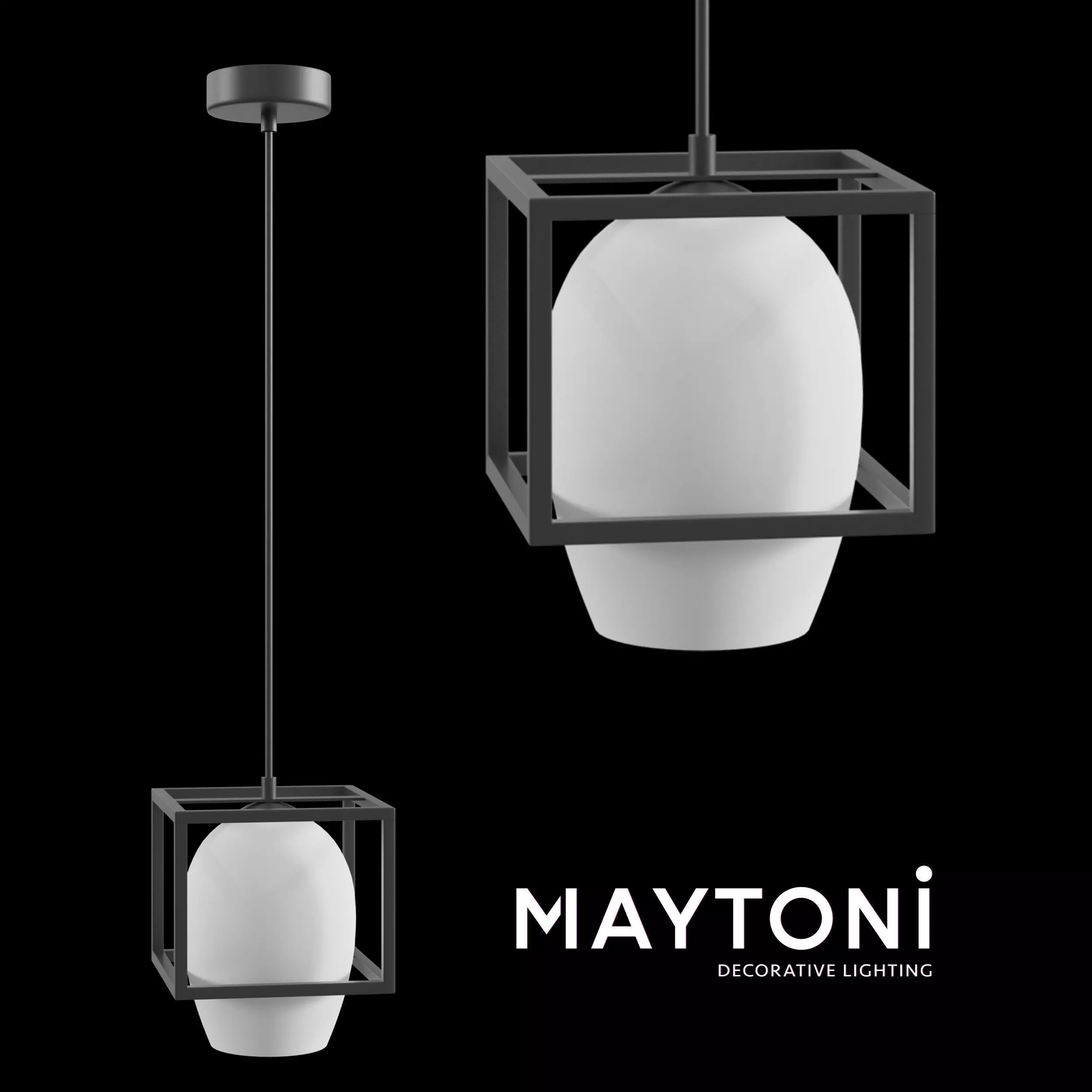 Pendant Cabin MOD252-PL-01-B Maytoni Modern Free 3D model_0