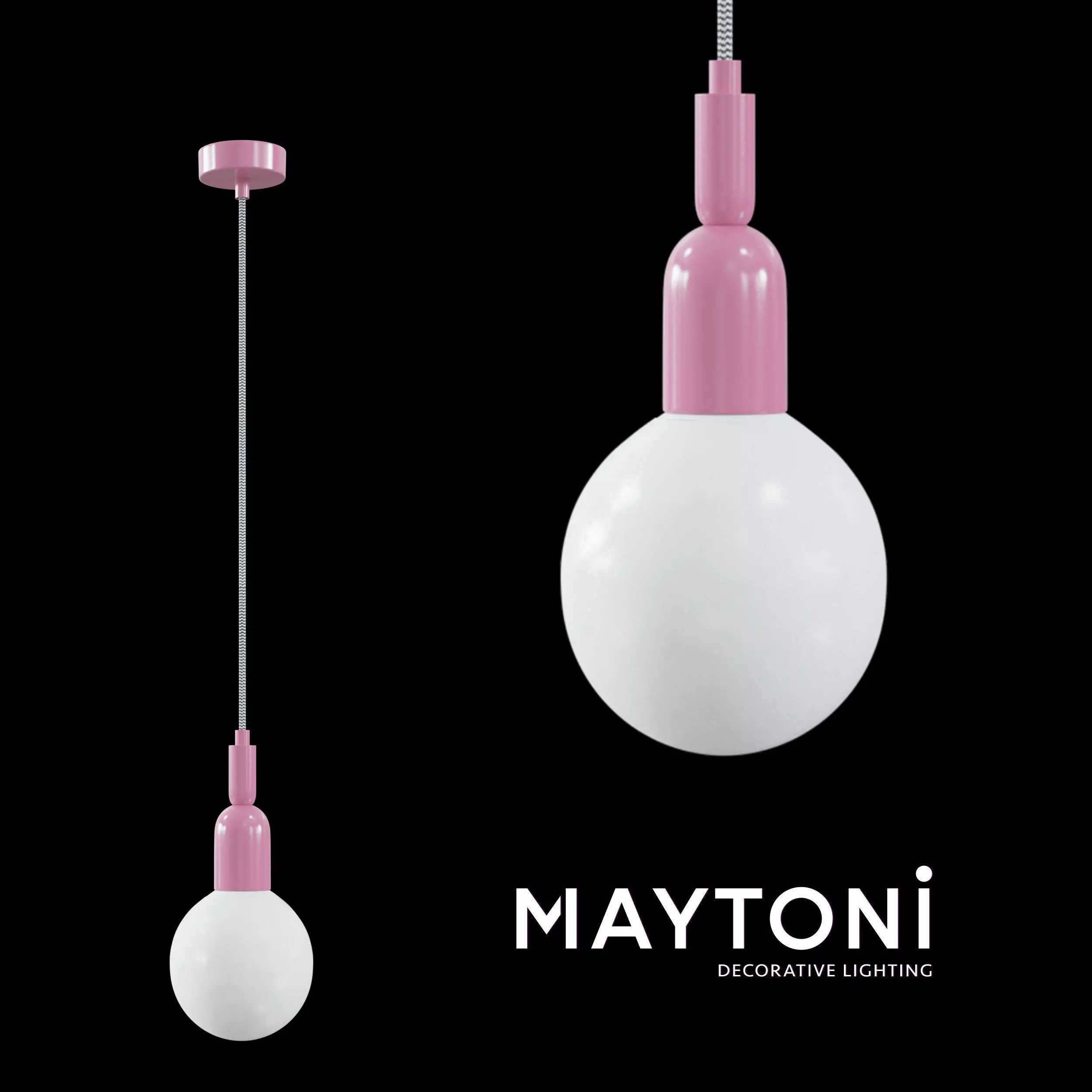 Pendant Ball MOD267-PL-01-PN Maytoni Modern Free 3D model