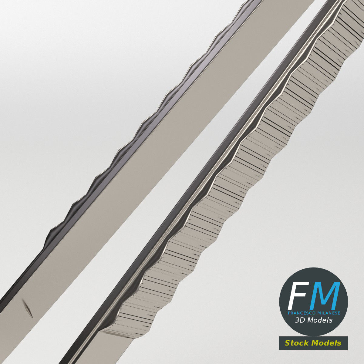 Dental Tweezers 3D model_5