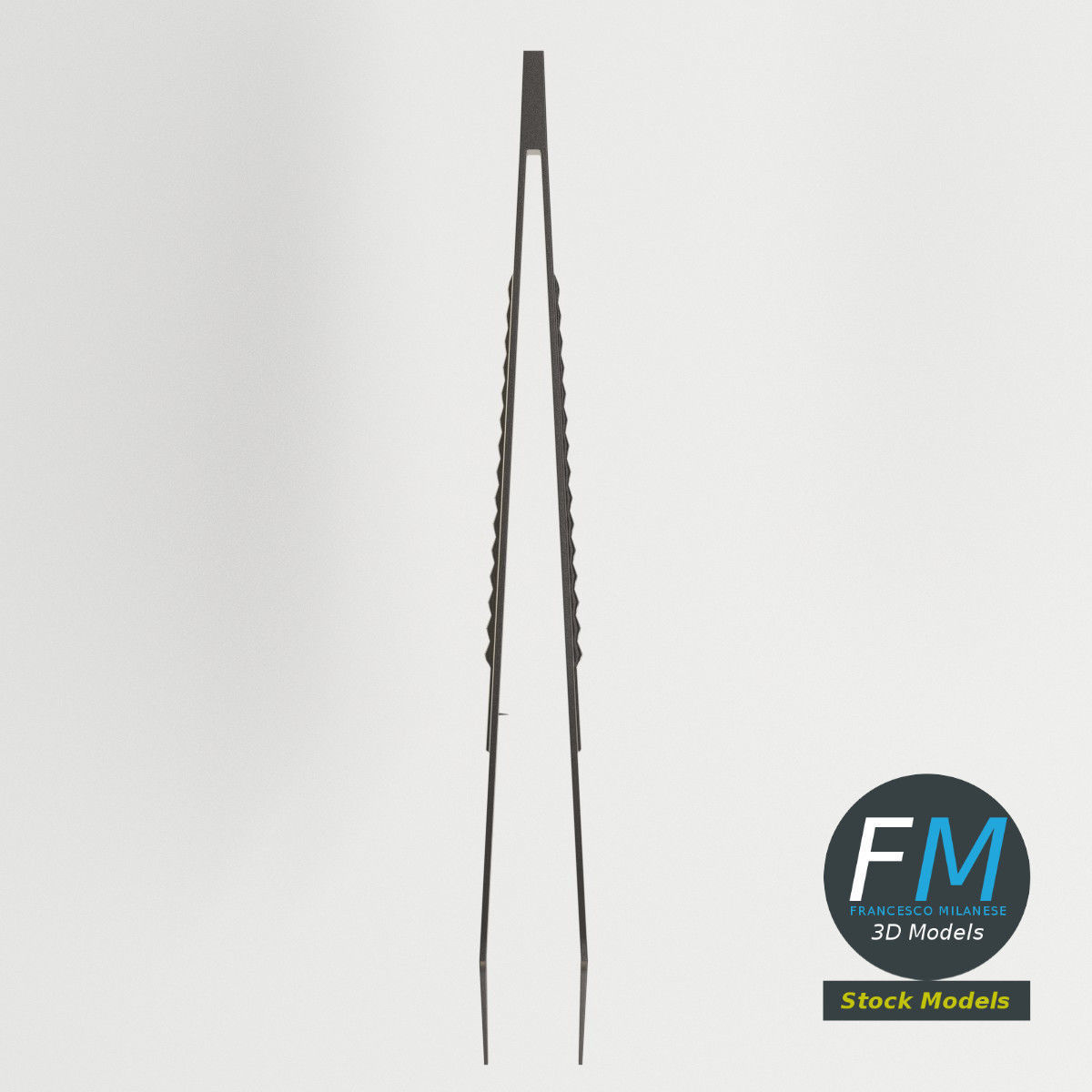 Dental Tweezers 3D model_6