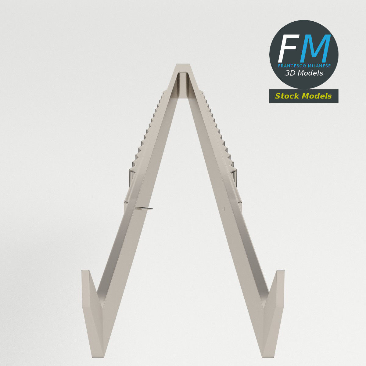 Dental Tweezers 3D model_4