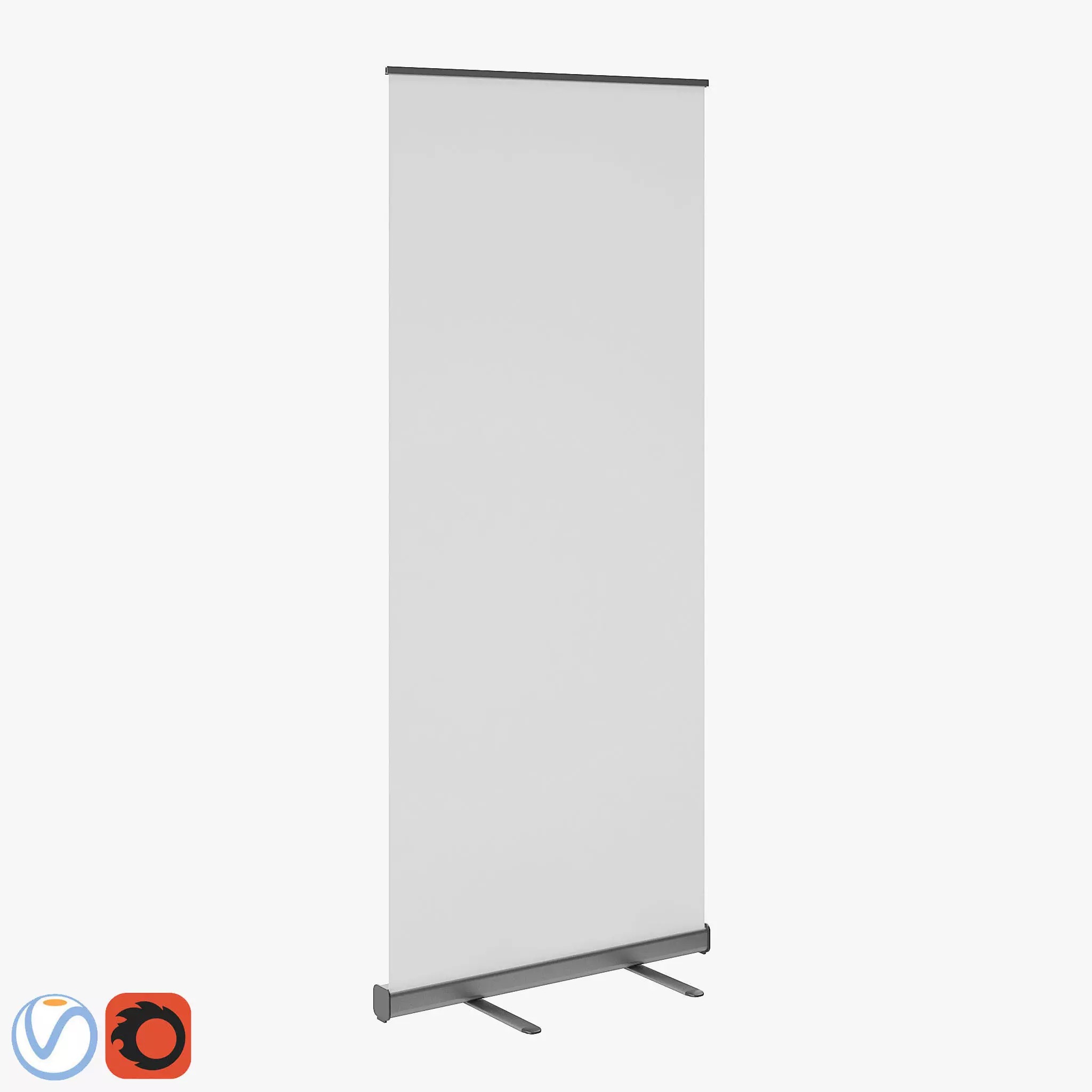 Banner Stand 3D model