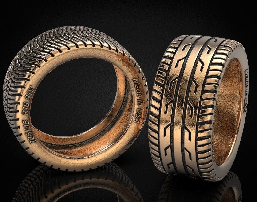 Stylish ring wheel summer and winter 441 3D print model_8