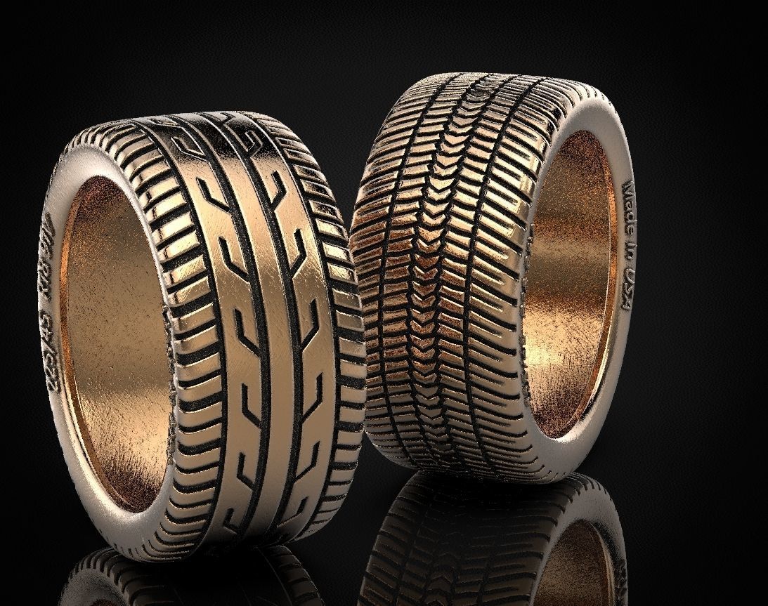 Stylish ring wheel summer and winter 441 3D print model_4